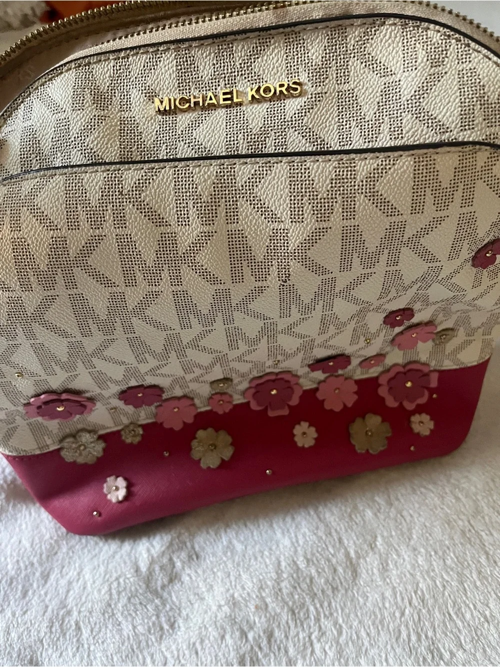 Michael Kors Emmy small backpack floral pink